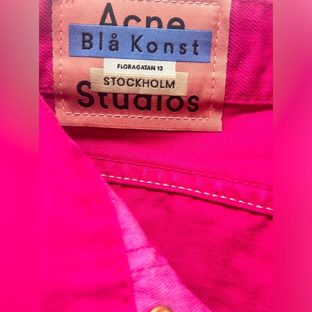 Acne Studios Blå Konst Floragatan 13 Stockholm Mece Reactive Dy Fuchsia Jeans - Picture 5 of 6